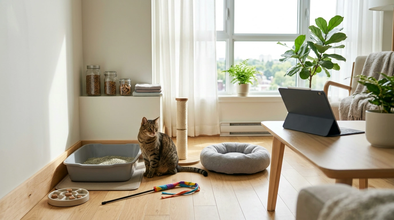 New Cat Routine Toolkit: Litter Box, Play & Setup