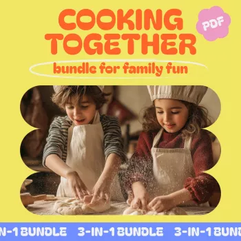 Family Cooking Together Bundle: Kid Roles & Meal Prep